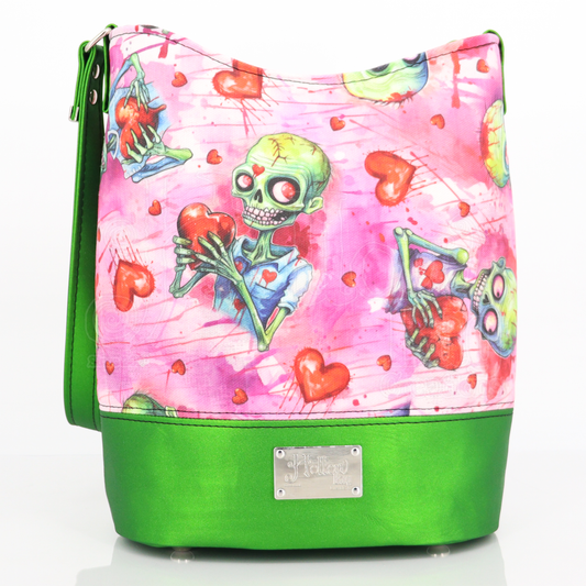 Bella Bucket - Green Love Zombies