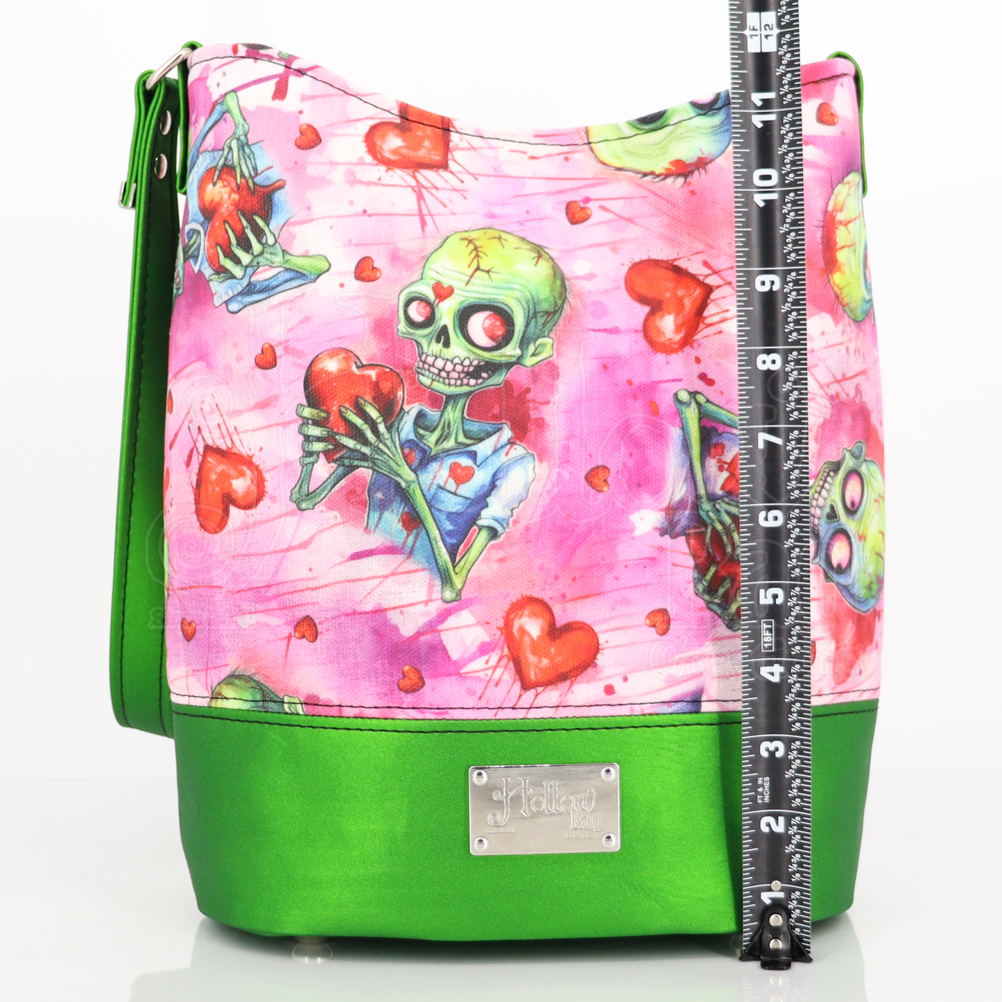 Bella Bucket - Green Love Zombies
