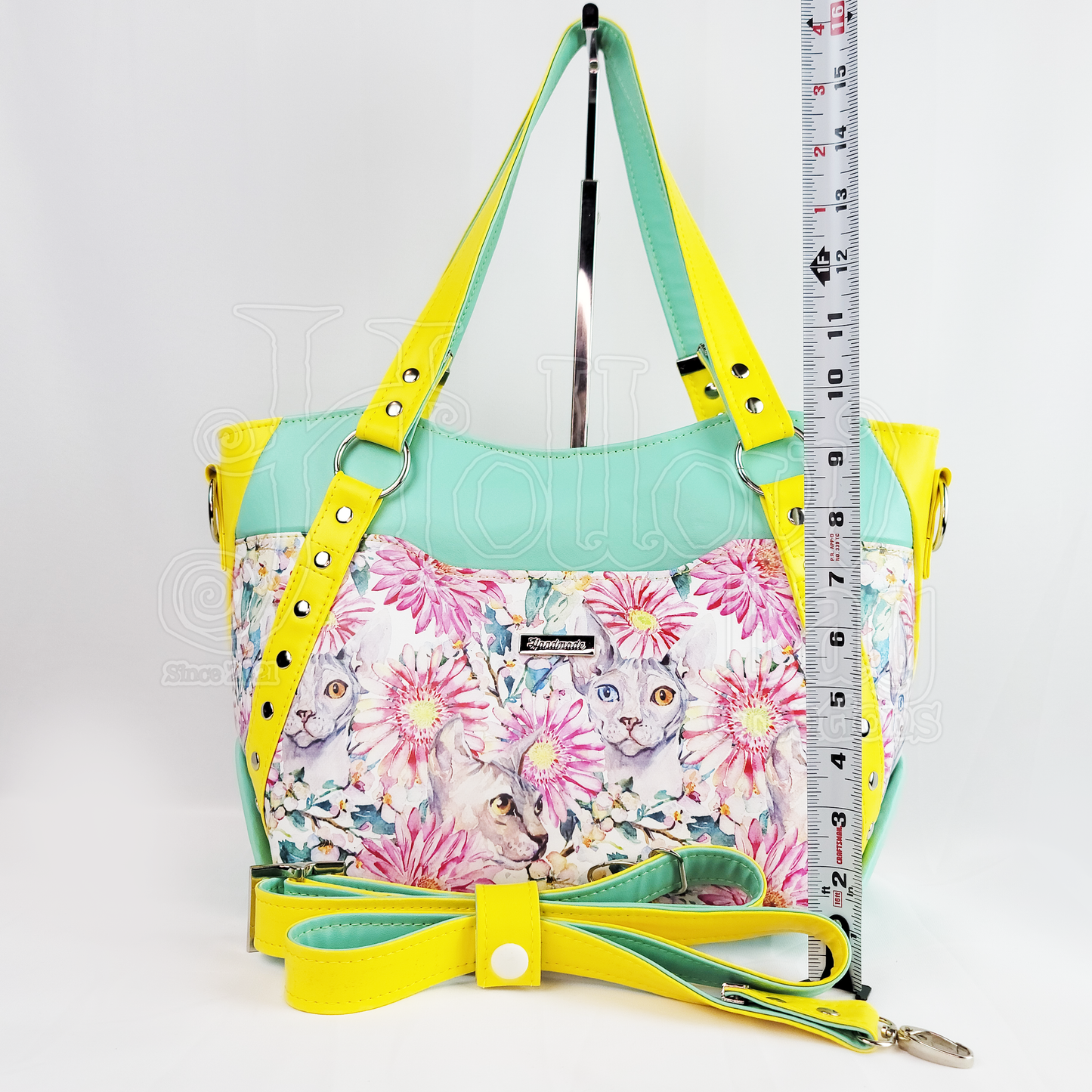 Floral Sphynx Satchel