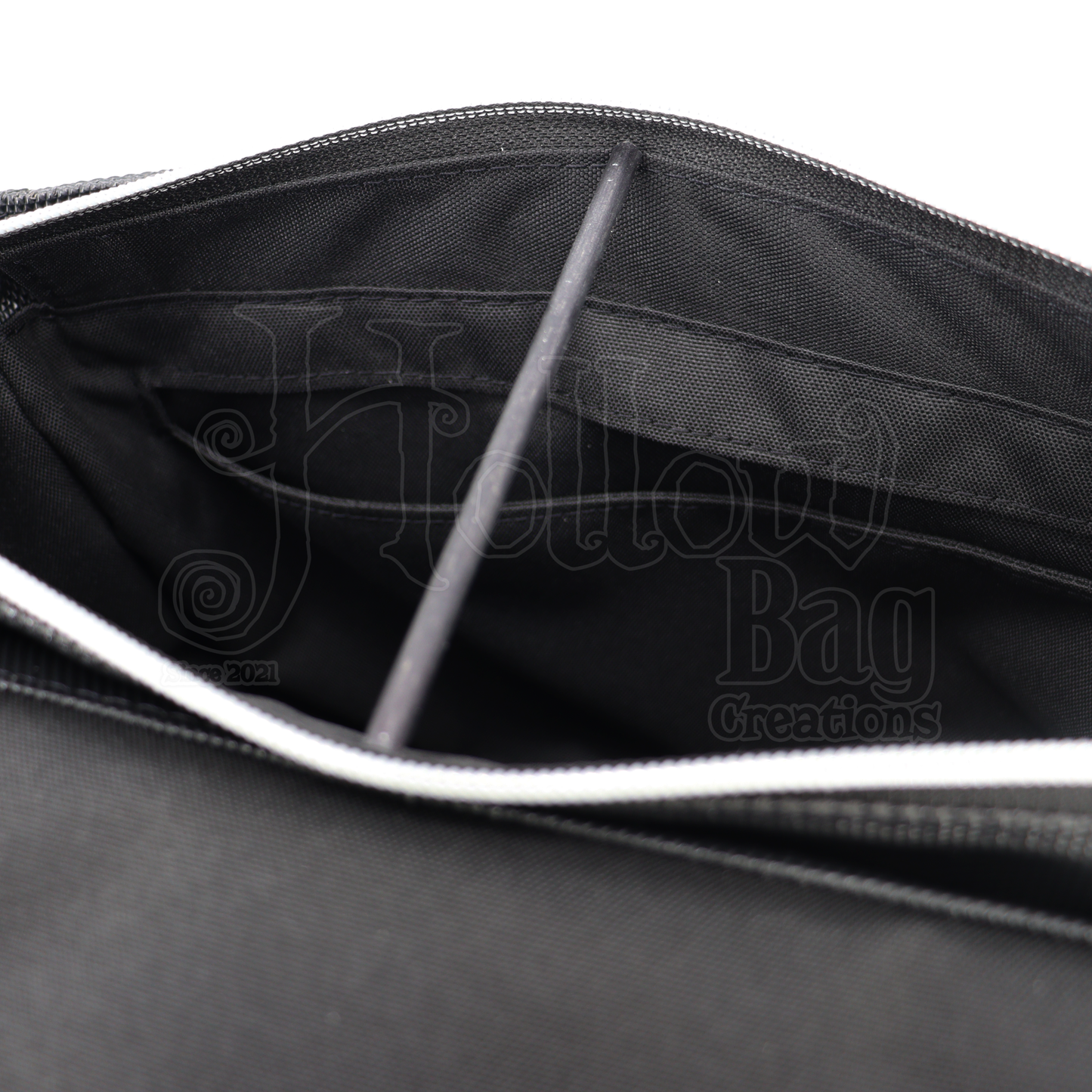 The Narcissist - Silver on Black