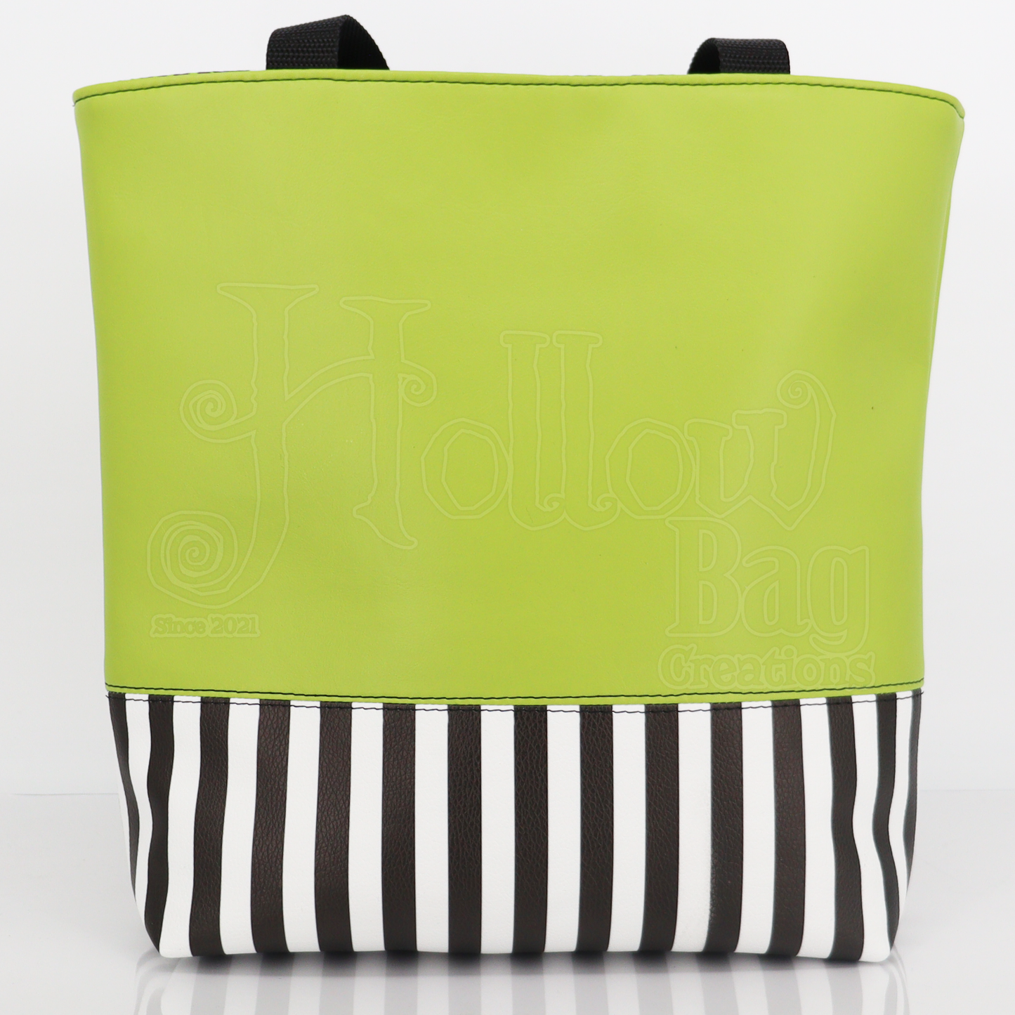 SM Tote - BJ Danger Noodles Green & Striped