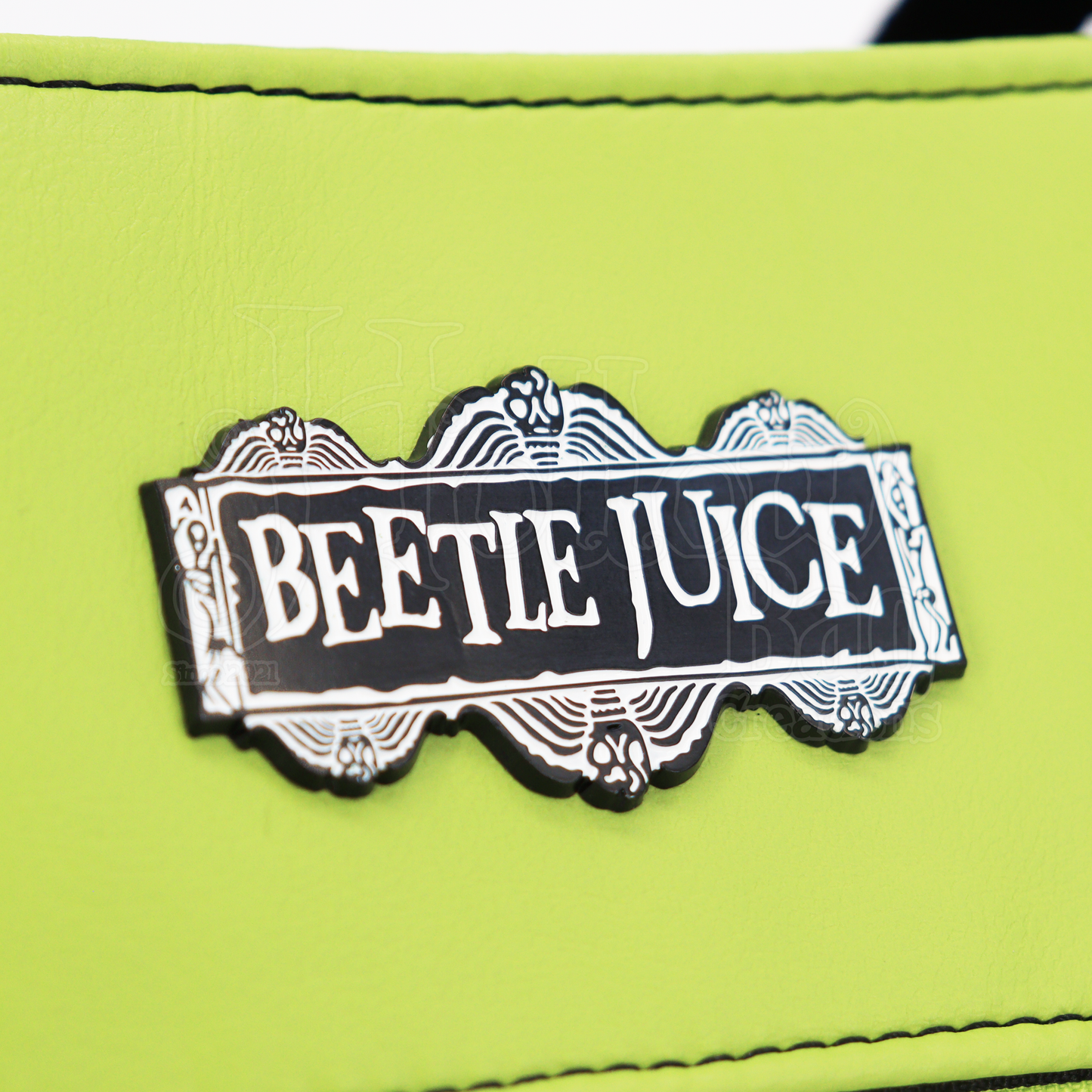 SM Tote - BJ Danger Noodles Green & Striped