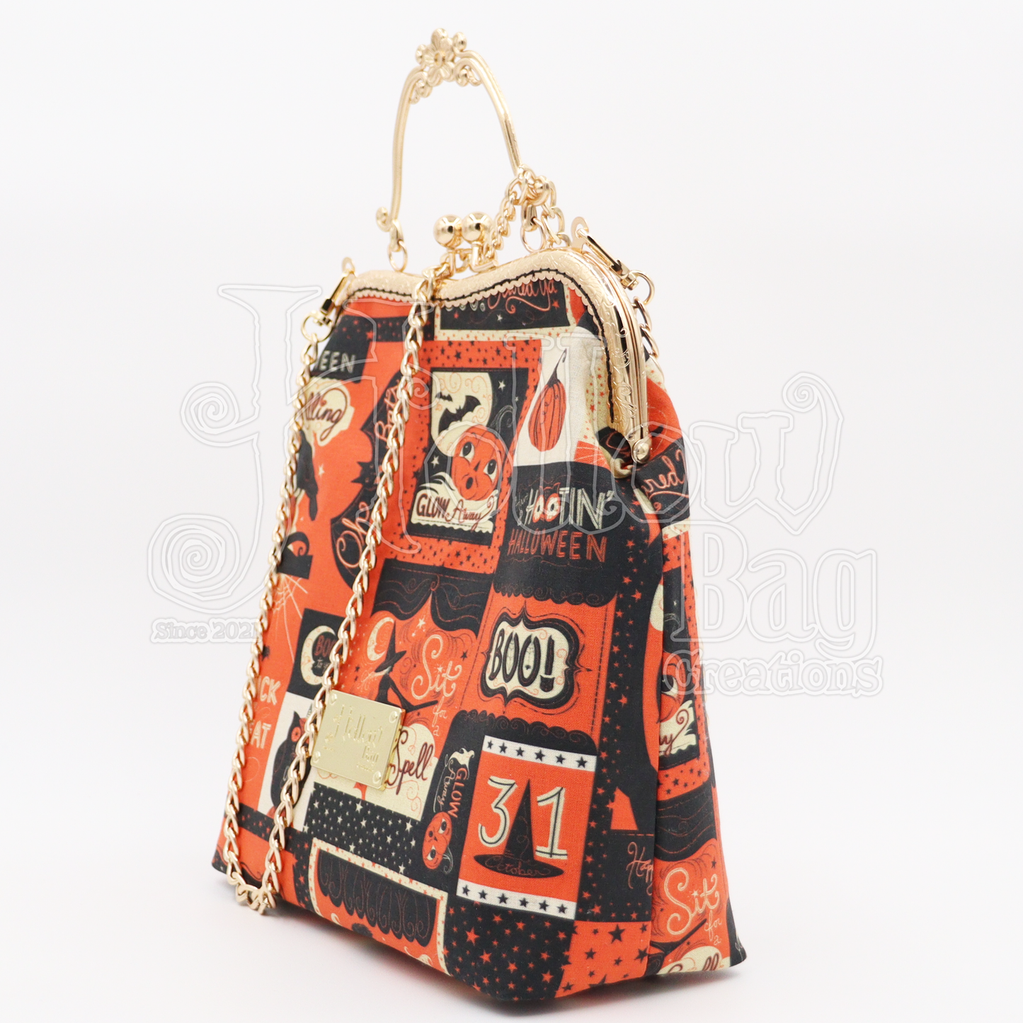 Kissy Bag - JP Vintage Halloween in Orange