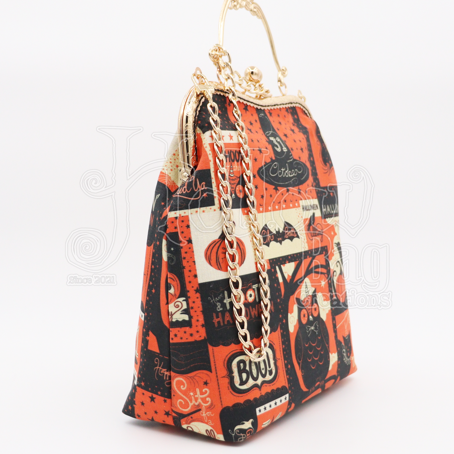 Kissy Bag - JP Vintage Halloween in Orange