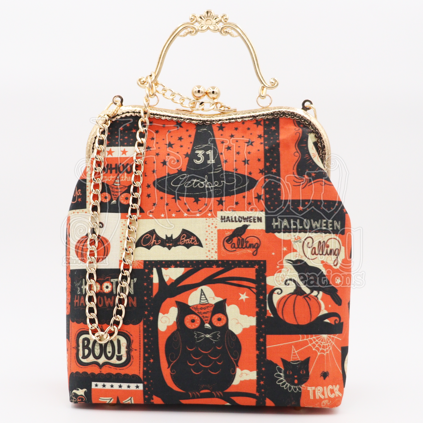 Kissy Bag - JP Vintage Halloween in Orange