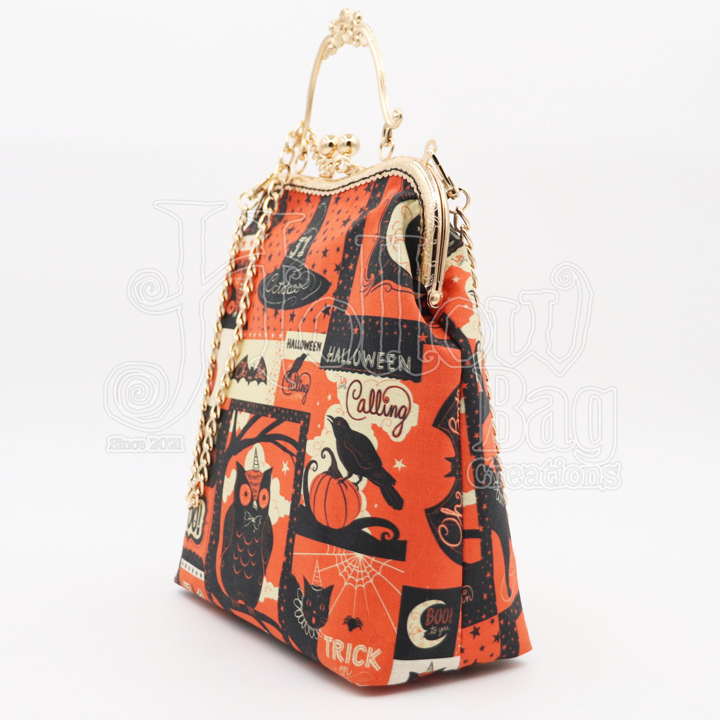 Kissy Bag - JP Vintage Halloween in Orange