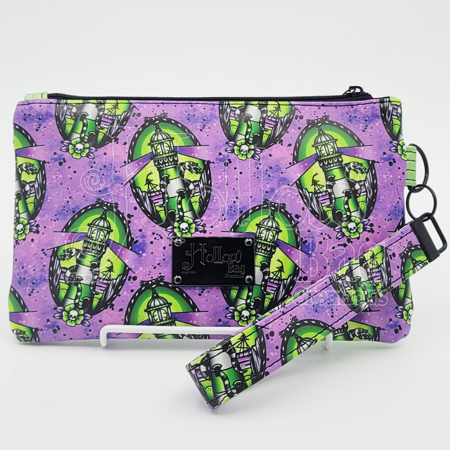 Wristlet Pouch - Striped Danger Noodles