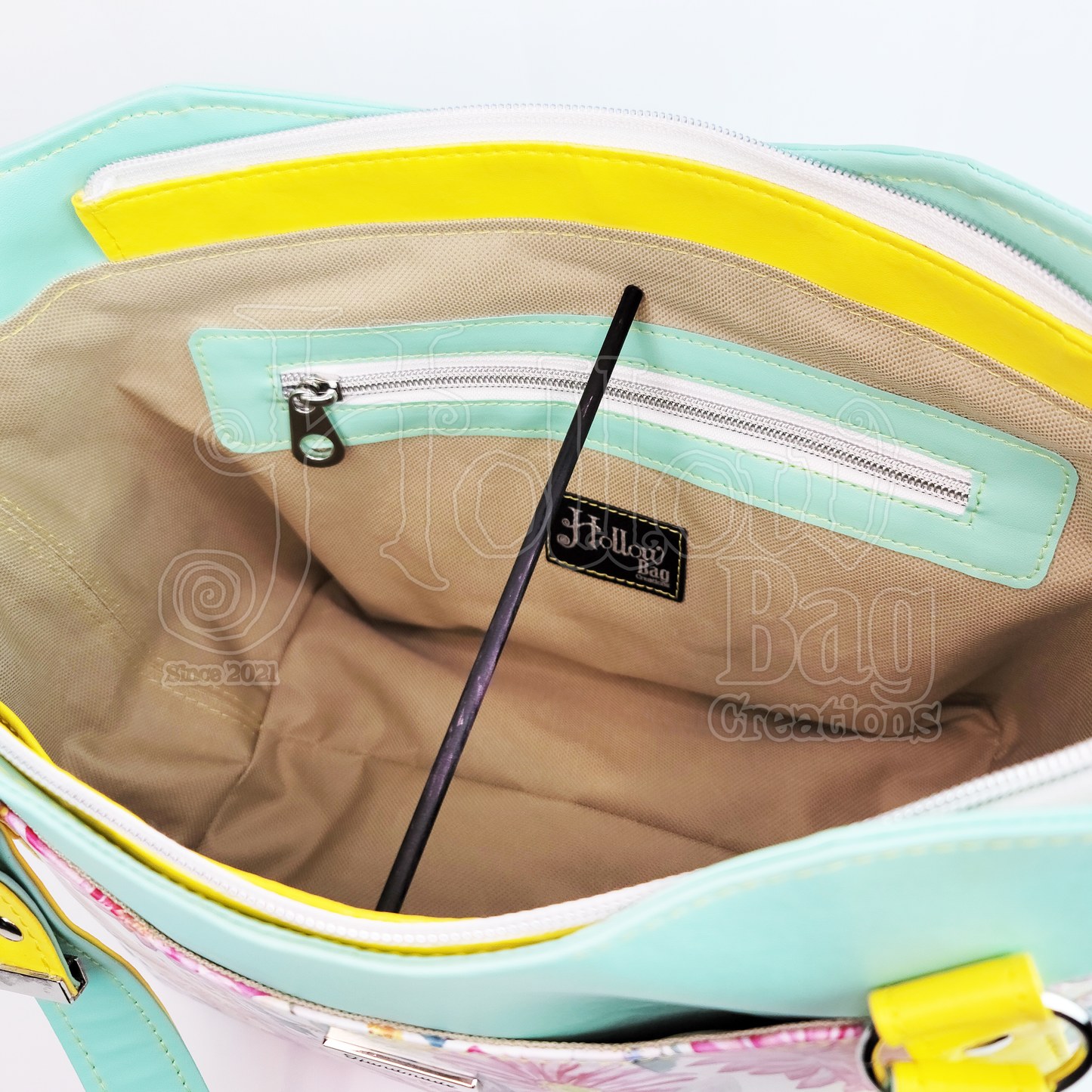 Floral Sphynx Satchel