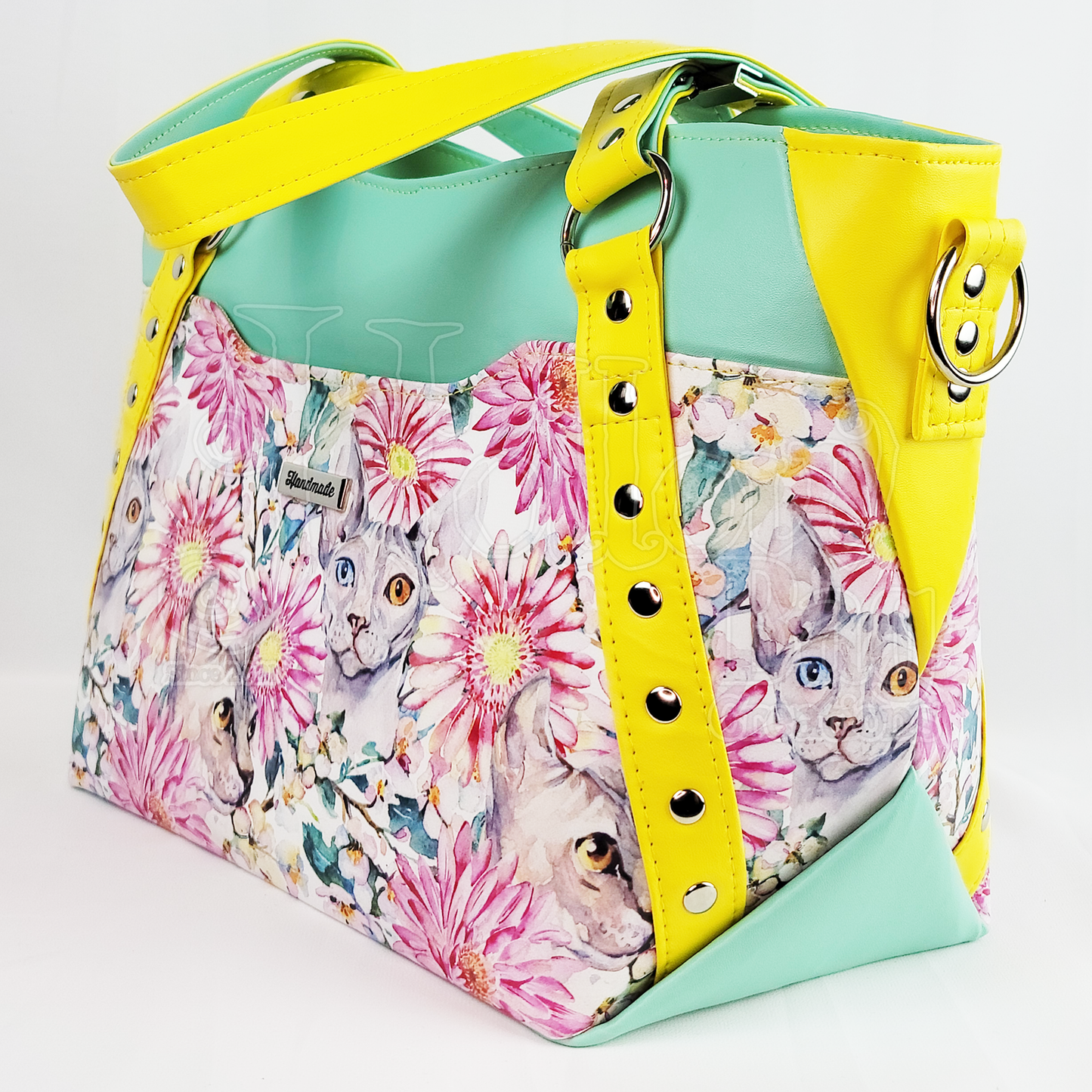 Floral Sphynx Satchel