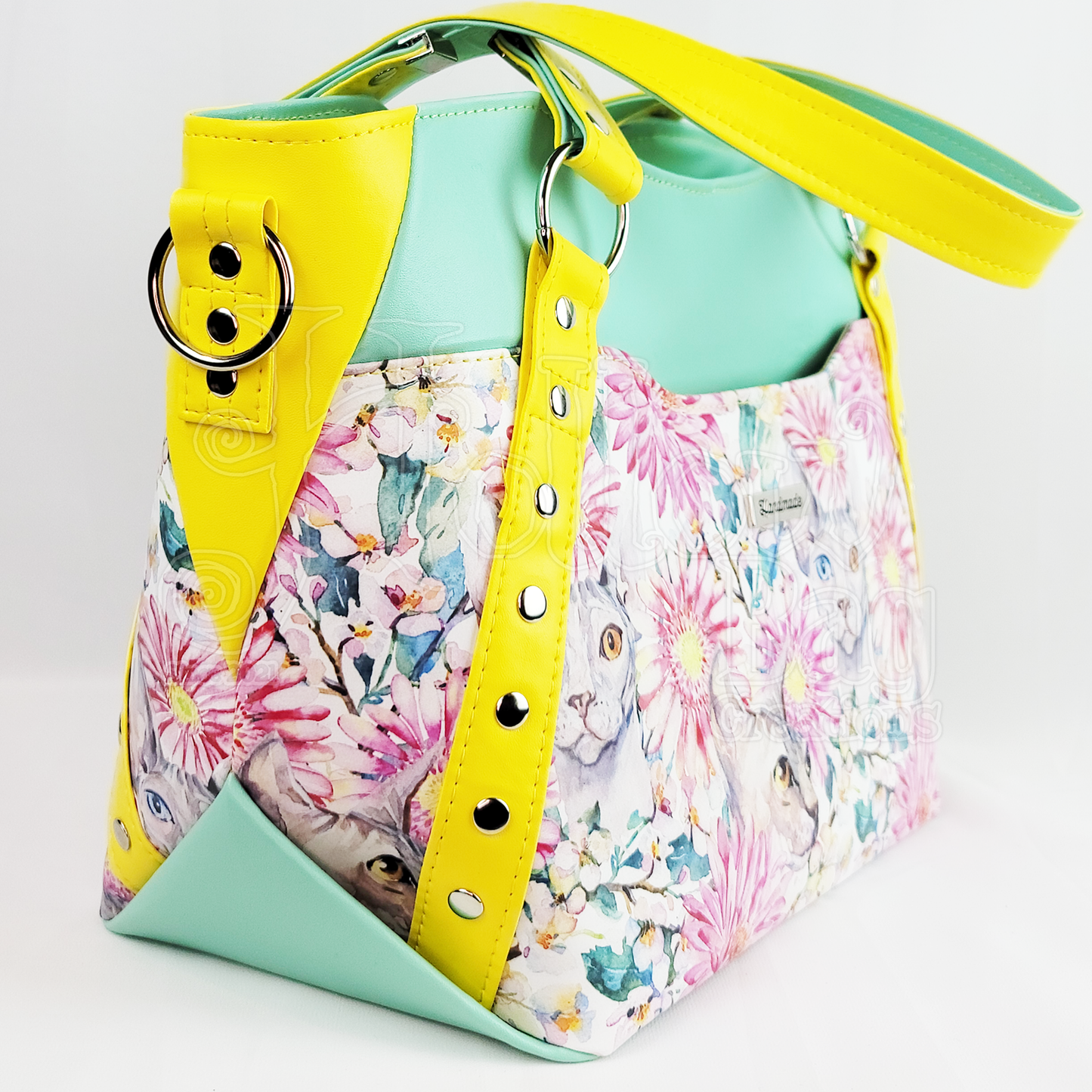 Floral Sphynx Satchel