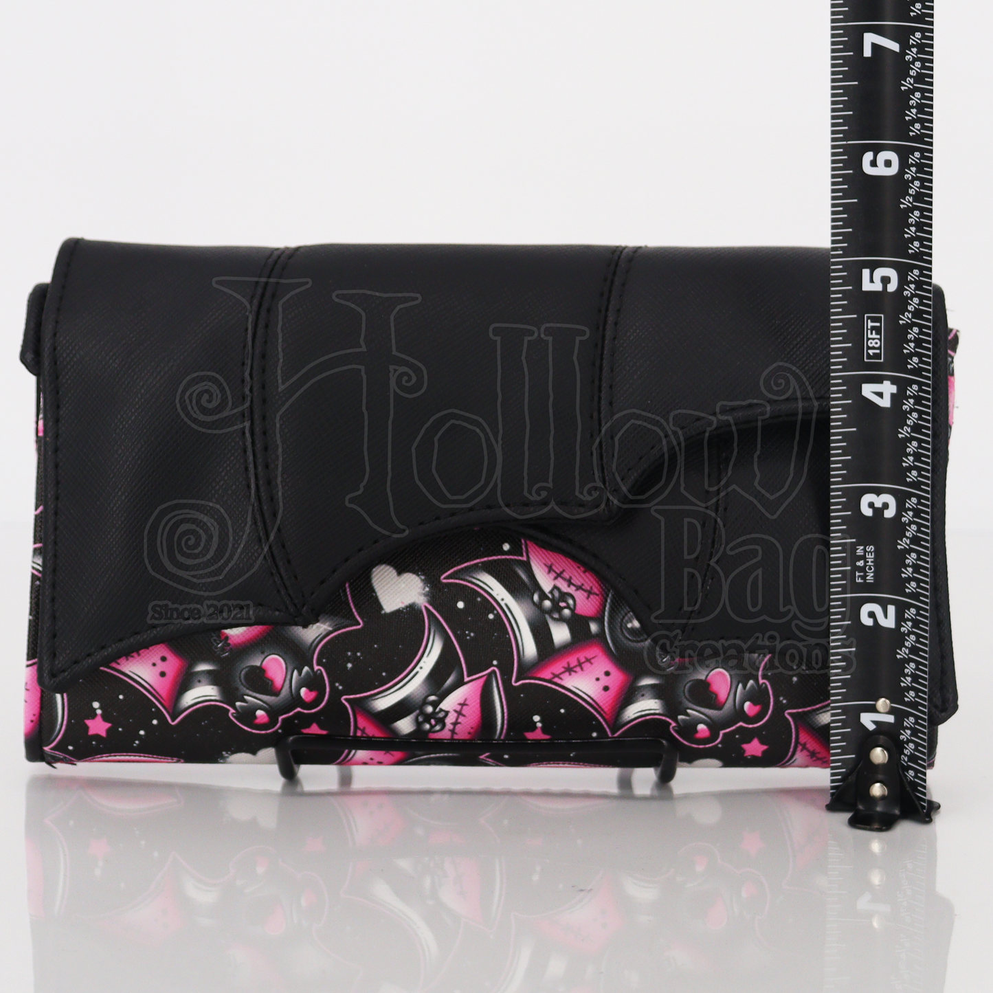 Bat Company Wallet - Pink Emo Bats