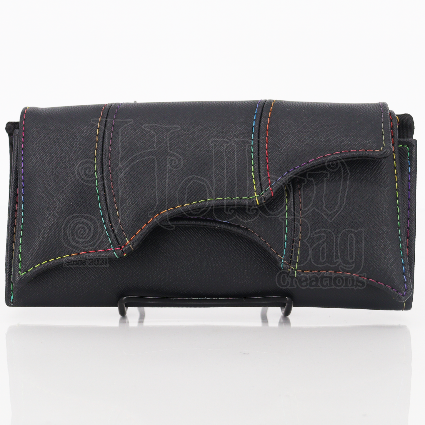 Bat Company Wallet - Black & Rainbow