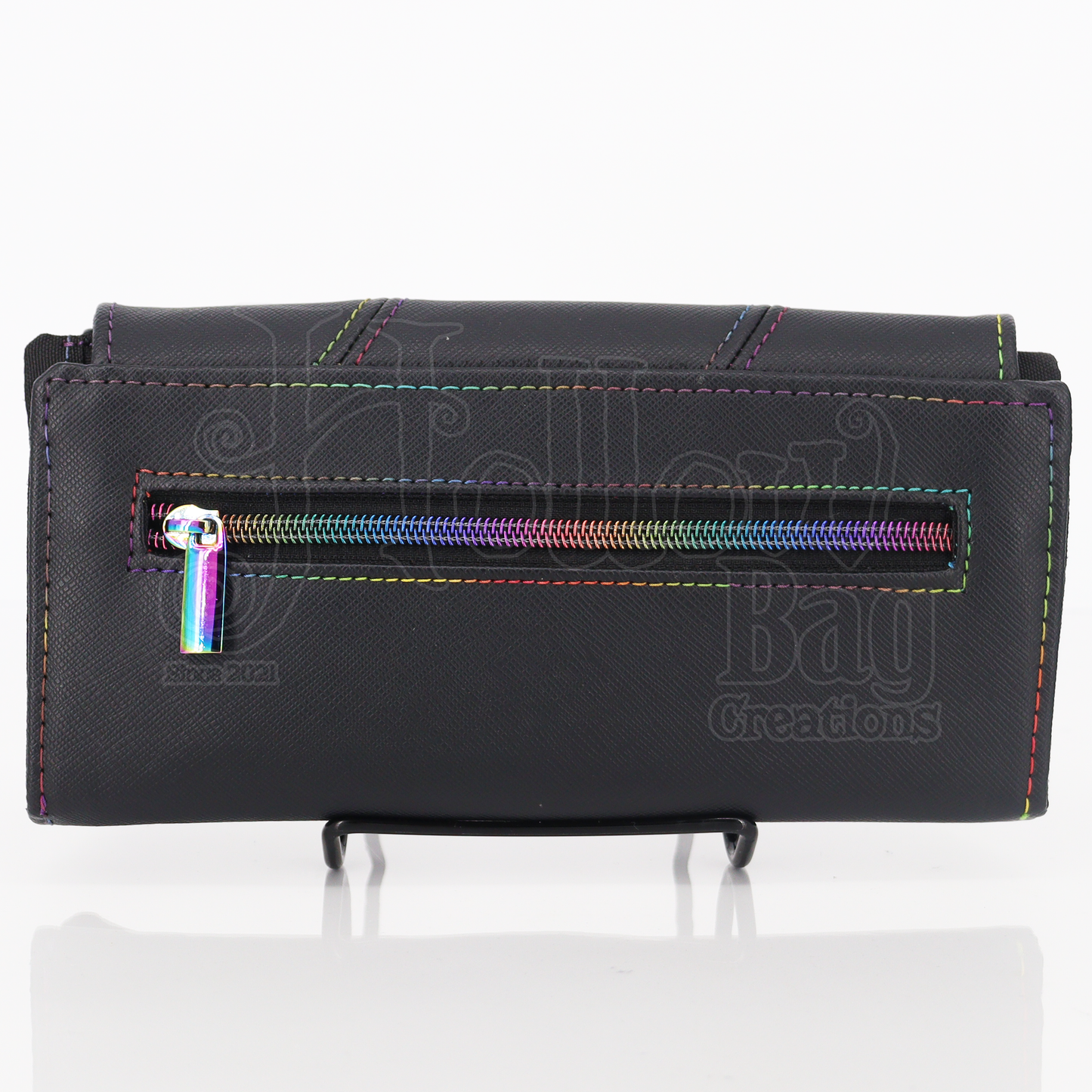 Bat Company Wallet - Black & Rainbow