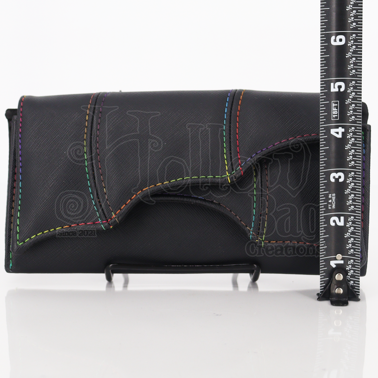 Bat Company Wallet - Black & Rainbow