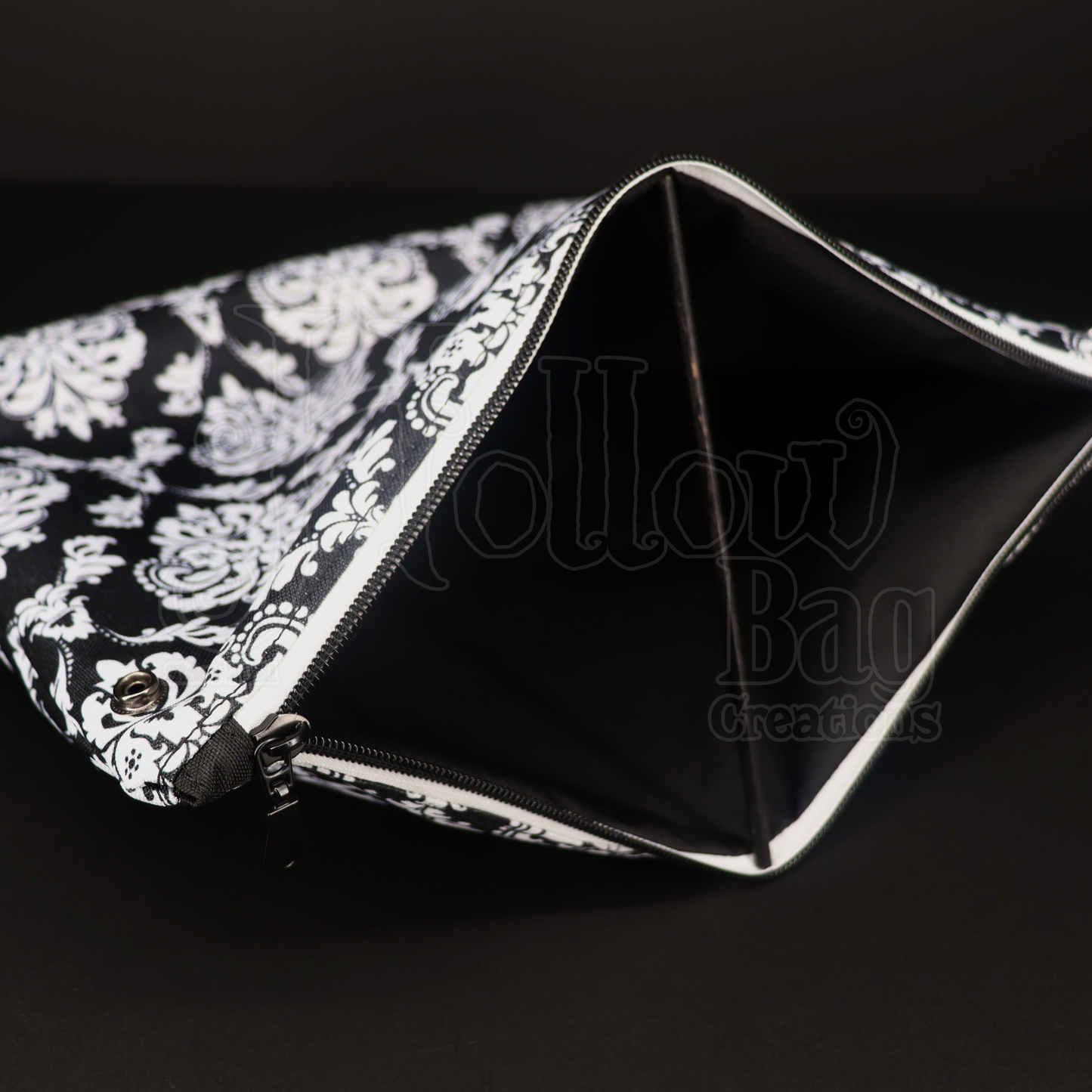 Temper Tote - B&W Damask