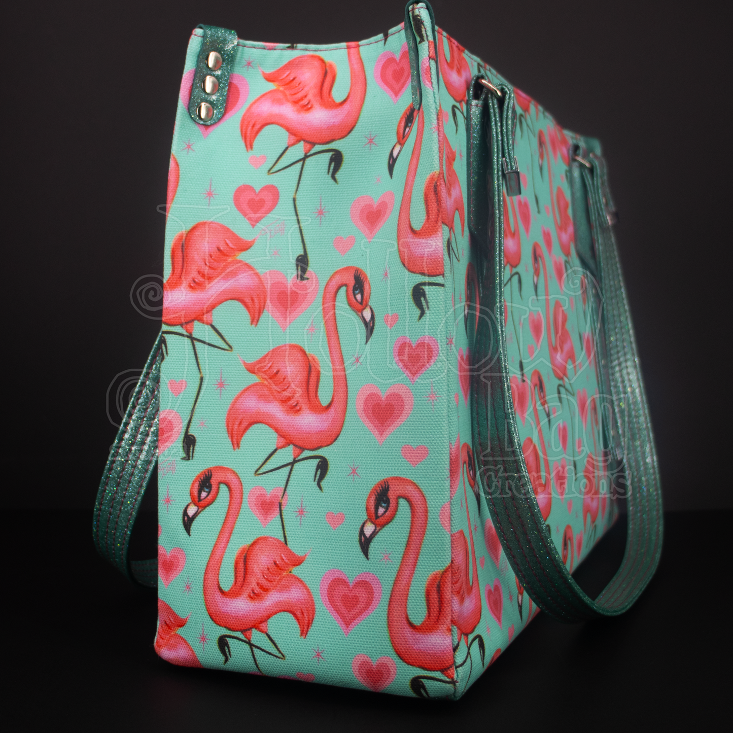 Temper Tote - Pink Flamingos