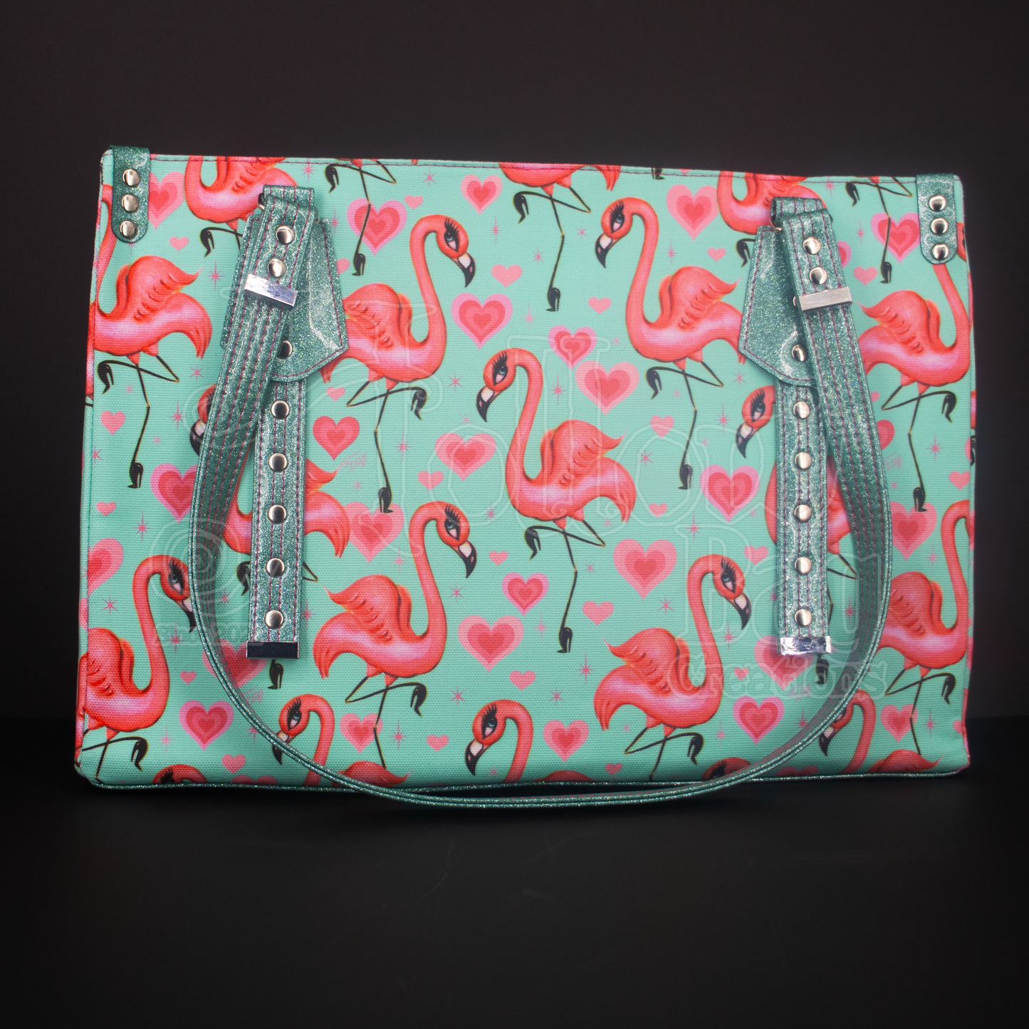 Temper Tote - Pink Flamingos
