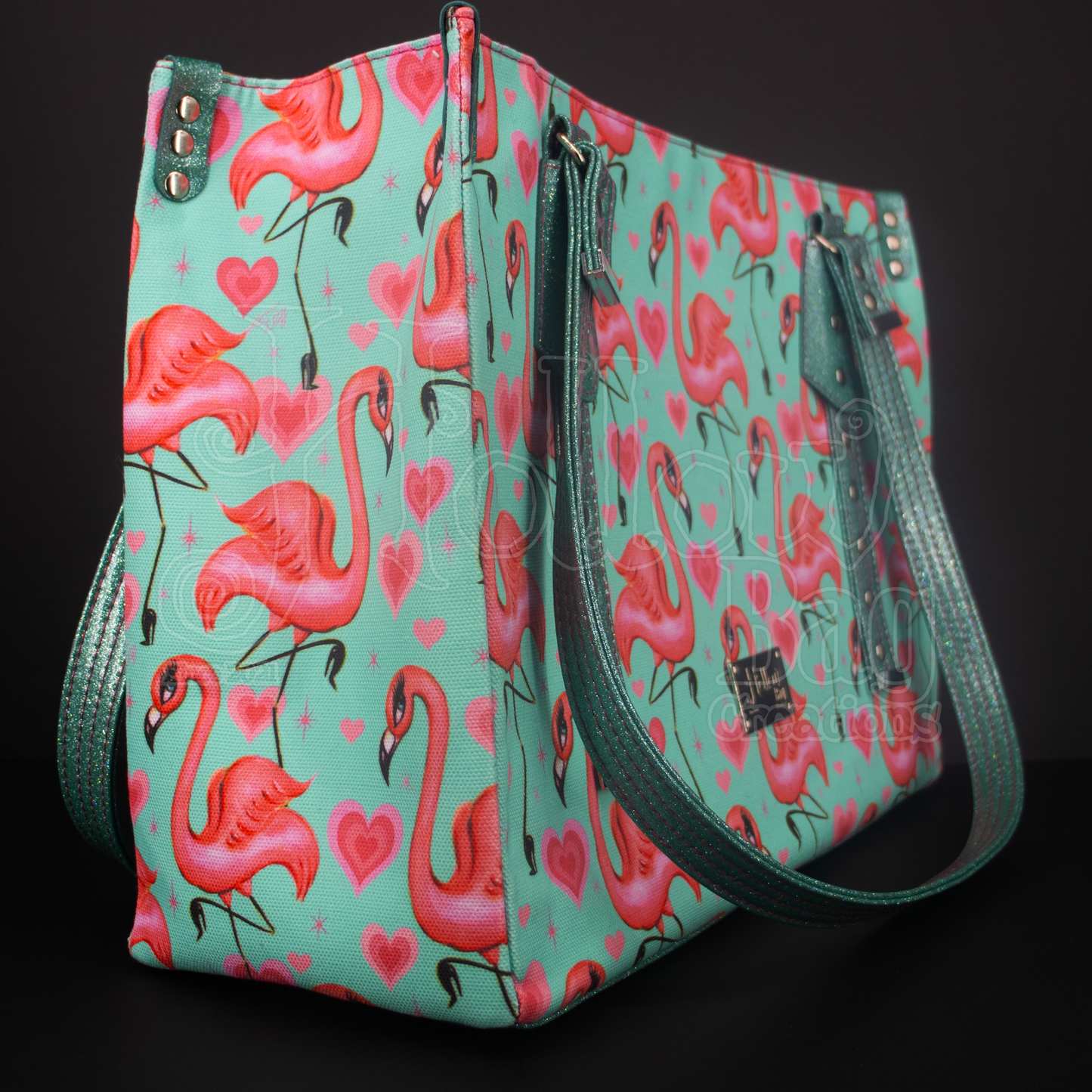 Temper Tote - Pink Flamingos