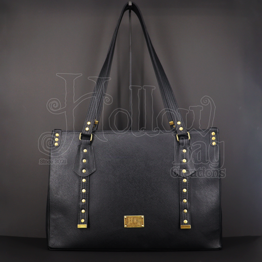 Temper Tote - Spiders & Webs Orange