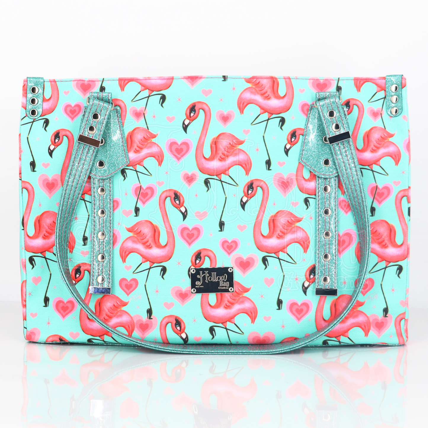 Temper Tote - Pink Flamingos