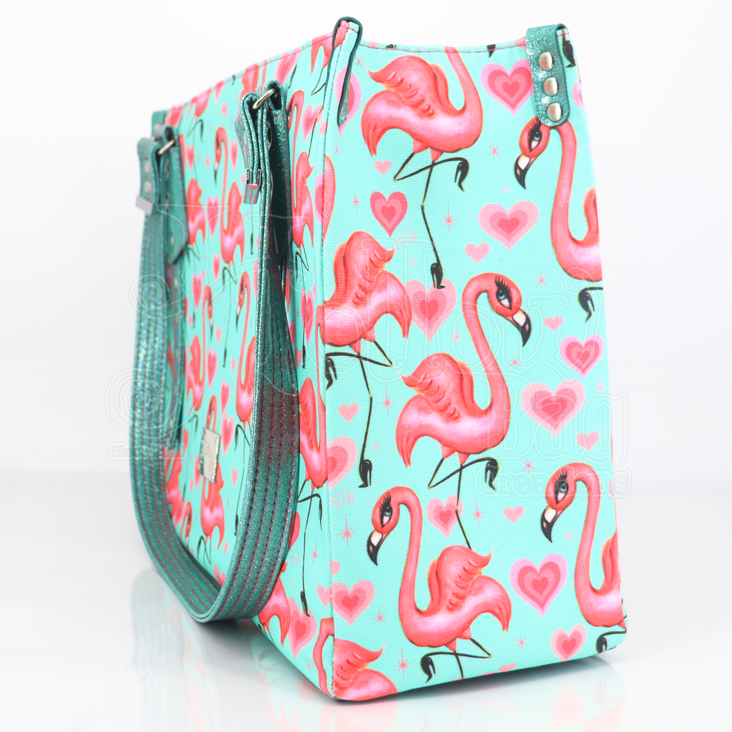 Temper Tote - Pink Flamingos