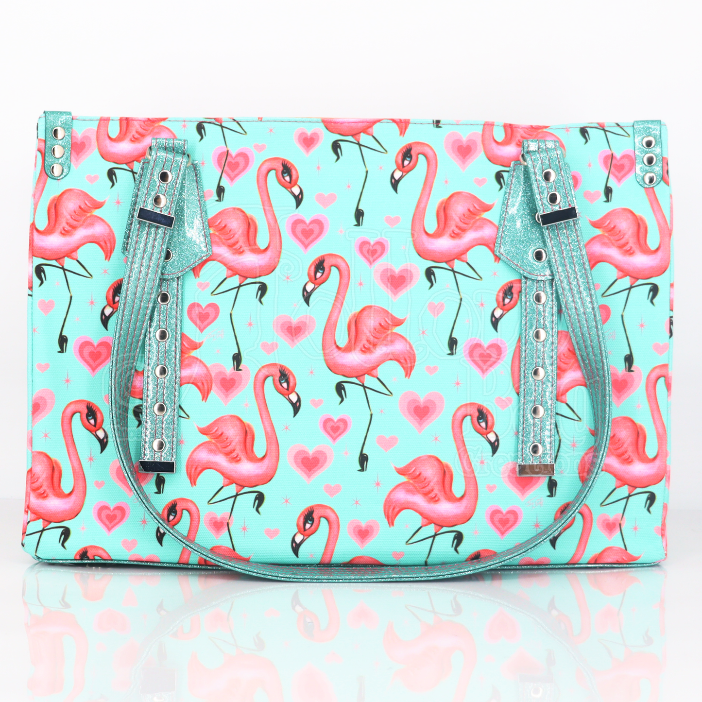 Temper Tote - Pink Flamingos