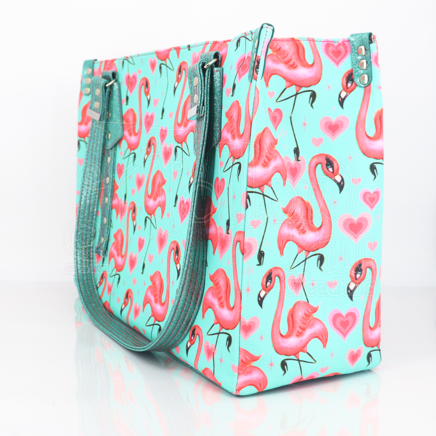 Temper Tote - Pink Flamingos