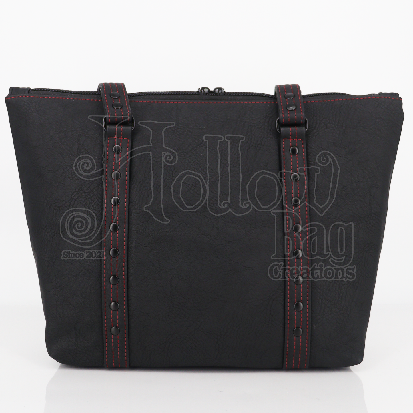 Lauren Tote - Black w/Red