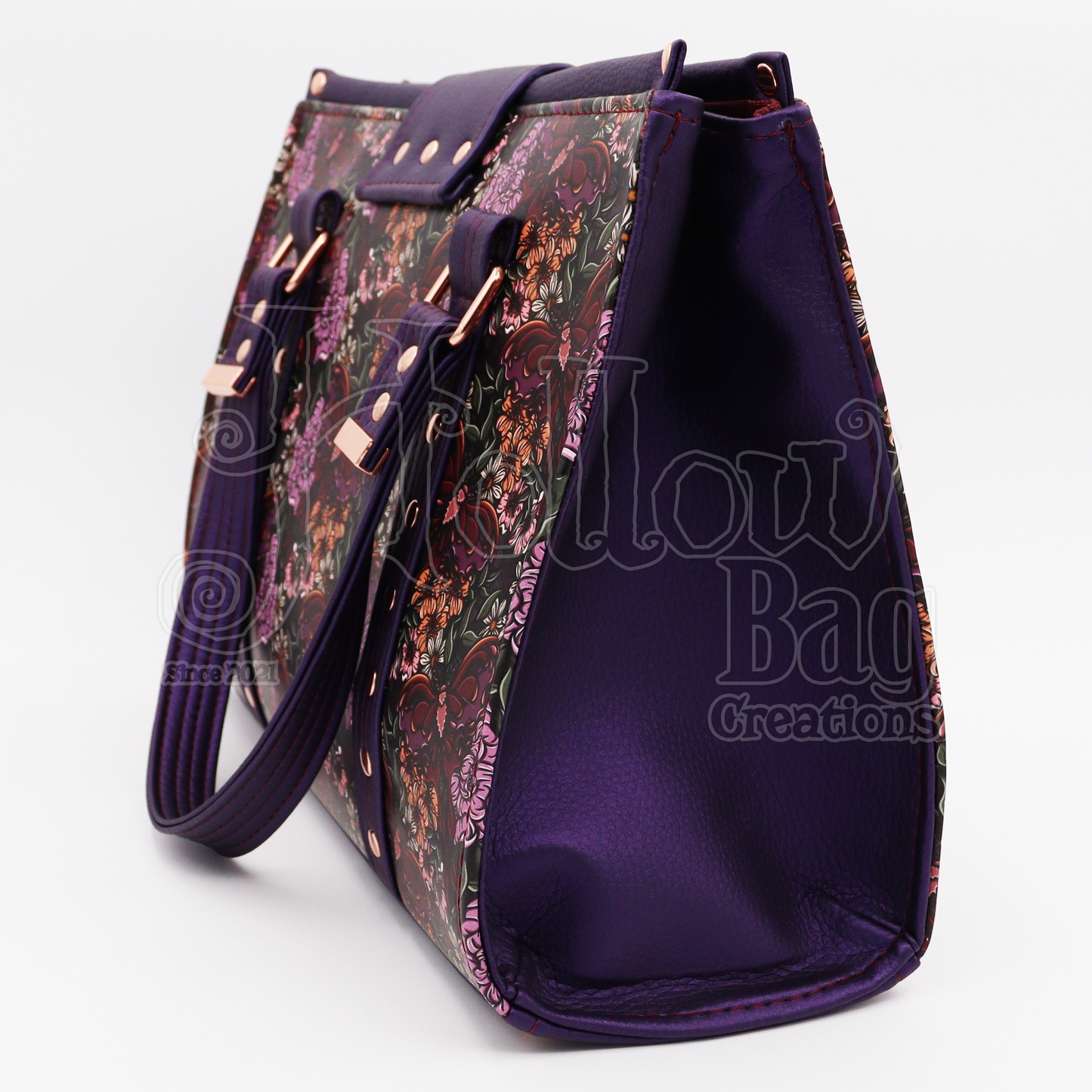 Floral Moth Doctor Bag