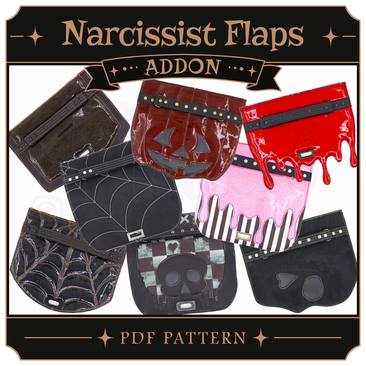 PATTERN - The Narcissist Spooky Flap Add-on Pack
