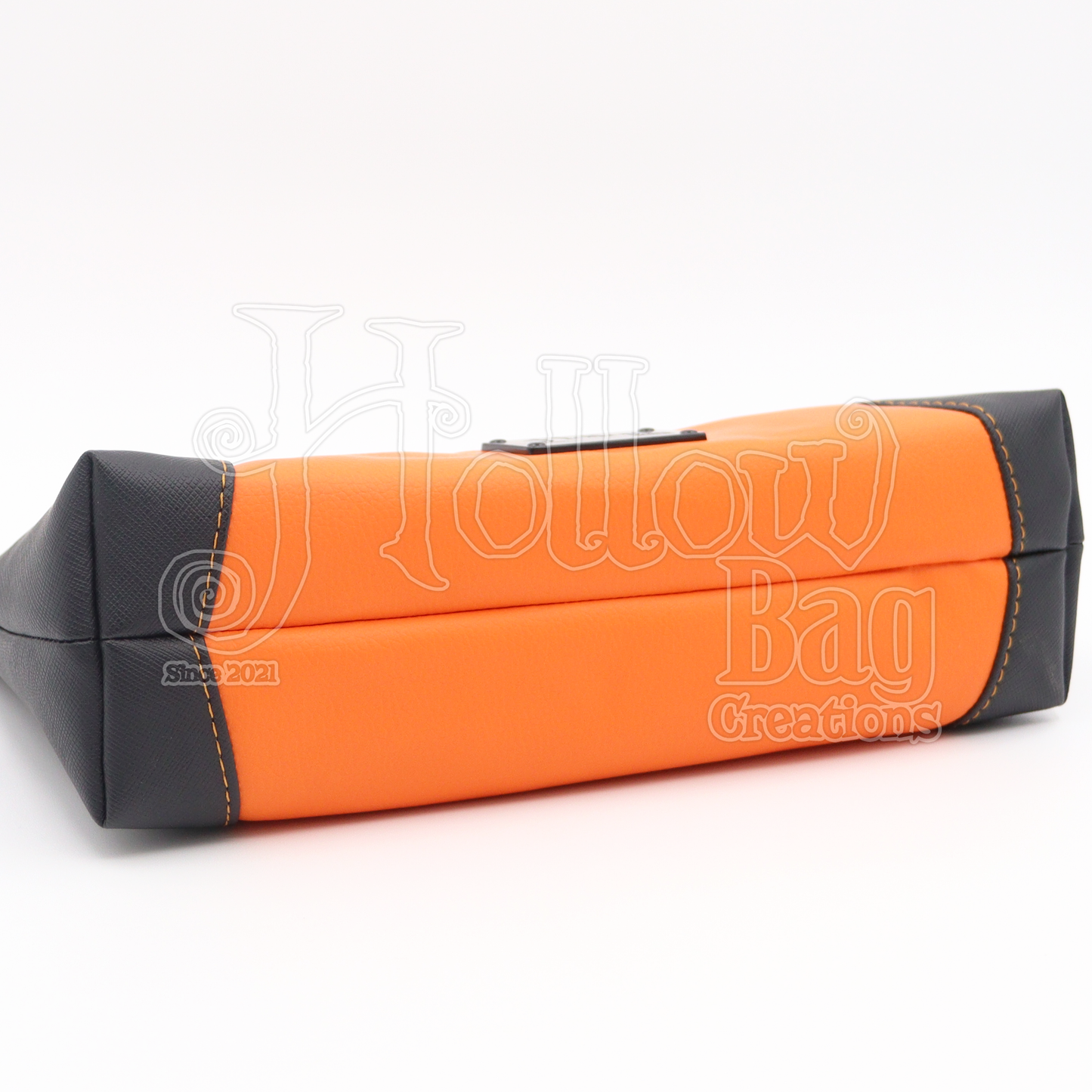 Crossbody Pouch - Black & Orange