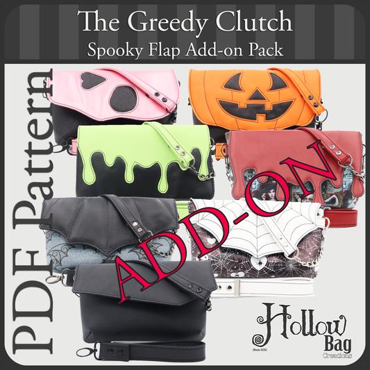PATTERN - The Greedy Clutch Spooky Flap Add-on Pack